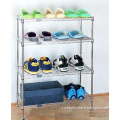 Low price High Quality 4 layers Stainless Steel Shoe Rack Wholesale